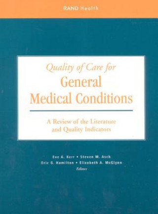 Libro Quality of Care for General Medical Conditions 