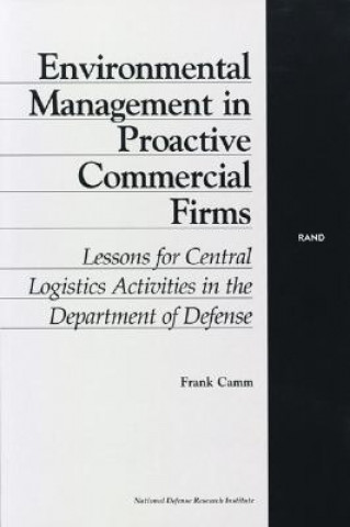 Kniha Environmental Management in Proactive Commercial Firms Frank Camm