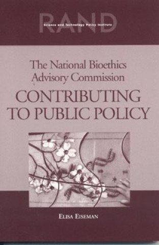 Könyv National Bioethics Advisory Commission Elisa Eiseman