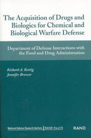 Buch Acquistion of Drugs and Biologics for Chemical and Biological Warfare Defense Richard A. Rettig