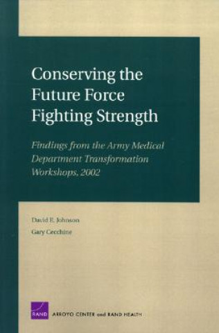 Könyv Conserving the Future Force Fighting Strength David Johnson