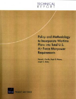 Kniha Policy and Methodology to Incorporate Wartime Plans into Total U.S. Air Force Manpower Requirements Manuel J. Carrillo