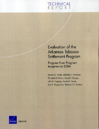 Kniha Evaluation of the Arkansas Tobacco Settlement Program Melony Sorbero