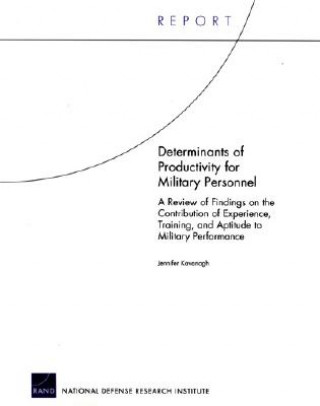 Carte Determinants of Productivity for Military Personnel Jennifer Kavanagh
