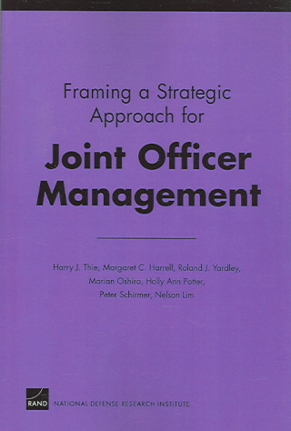 Carte Framing a Strategic Approach for Joint Officer Management Harry J. Thie