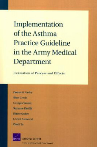 Könyv Implementation of the Asthma Practice Guideline in the Army Medical Department Donna O. Farley