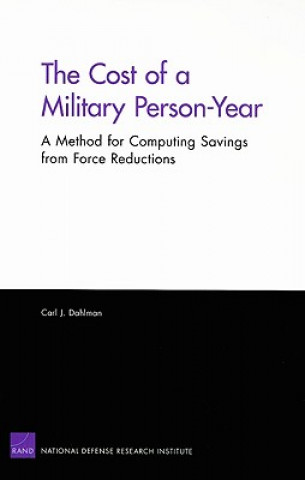 Książka Cost of a Military Person-year Dahlman