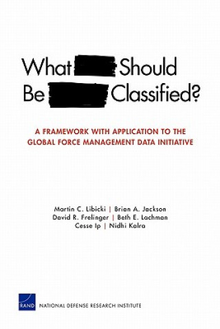 Libro What Should be Classified? Martin C Libicki