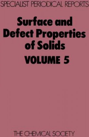 Kniha Surface and Defect Properties of Solids 
