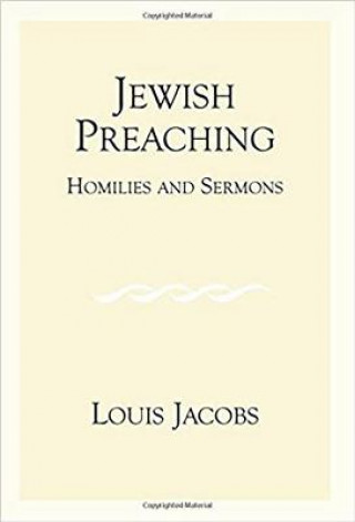 Libro Jewish Preaching Louis Jacobs