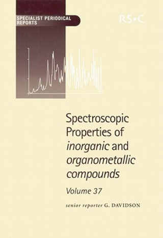 Kniha Spectroscopic Properties of Inorganic and Organometallic Compounds 