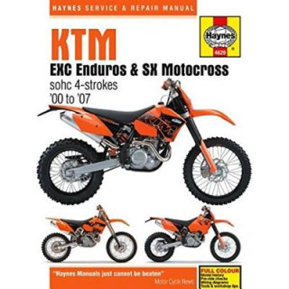 Книга KTM EXC Enduros & SX Motocross sohc 4-strokes (00 - 07) Haynes Publishing