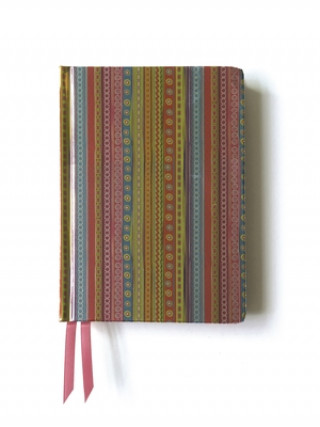 Carte Pink & Green Stripes. (Contemporary Foiled Journal) Flame Tree