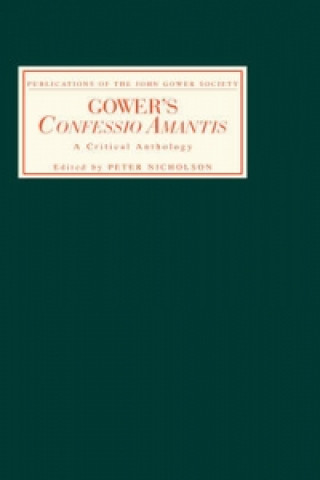 Kniha Gower's Confessio Amantis Peter Nicholson