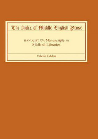 Carte The Index of Middle English Prose Valerie Edden