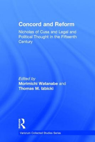 Knjiga Concord and Reform Morimichi Watanabe