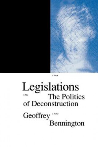 Kniha Legislations Geoffrey Bennington