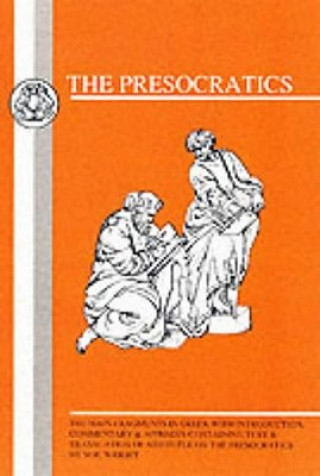 Kniha Presocratics M. R. Wright