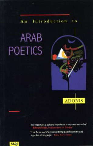 Könyv Introduction to Arab Poetics Adonis