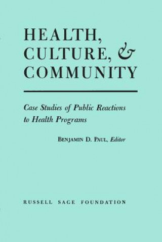 Buch Health Culture and Community Benjamin Paul