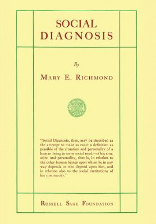 Kniha Social Diagnosis Mary E. Richmond