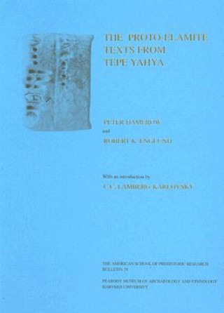 Carte Excavations at Tepe Yahya, Iran, 1967-1975 Peter Damerow