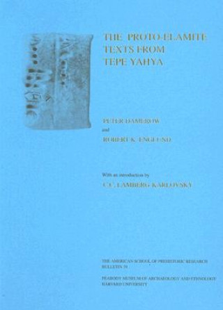 Książka Excavations at Tepe Yahya, Iran, 1967-1975 Peter Damerow