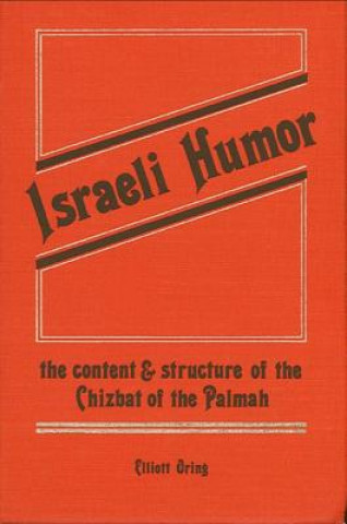 Kniha Israeli Humor Elliott Oring