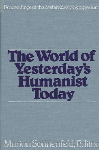 Könyv World of Yesterday's Humanist Today Marion Sonnenfeld