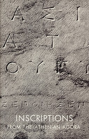 Carte Inscriptions from the Athenian Agora Benjamin D Meritt