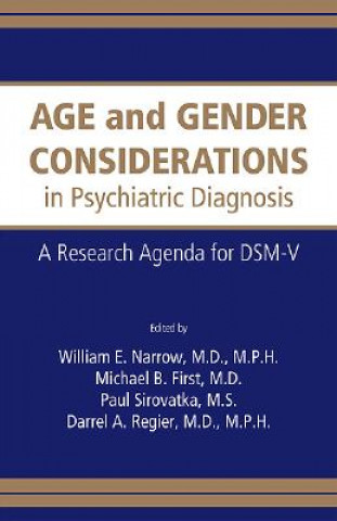 Knjiga Age and Gender Considerations in Psychiatric Diagnosis 