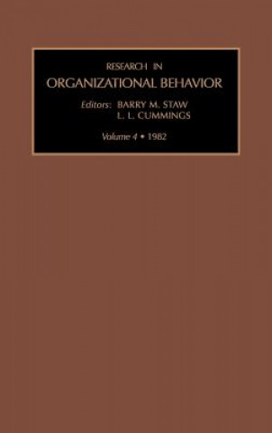 Kniha Research in Organizational Behaviour Barry M. Staw