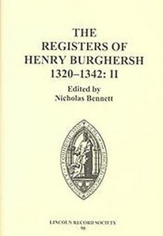 Książka Registers of Henry Burghersh 1320-1342 Nicholas Bennett