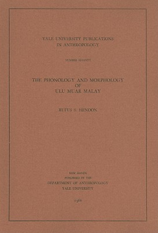 Carte Phonology and Morphology of Ulu Muar Malay R. Hendon