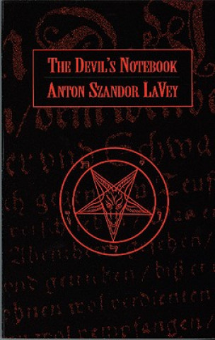 Carte Devil's Notebook Anton Szandor LaVey