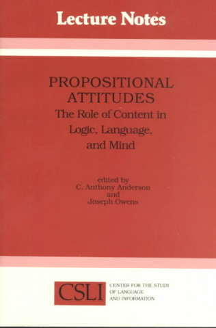 Könyv Propositional Attitudes C. Anthony Anderson