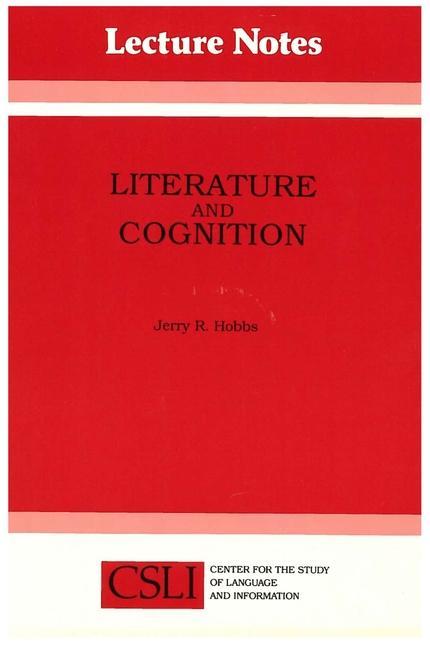 Kniha Literature and Cognition Jerry R. Hobbs