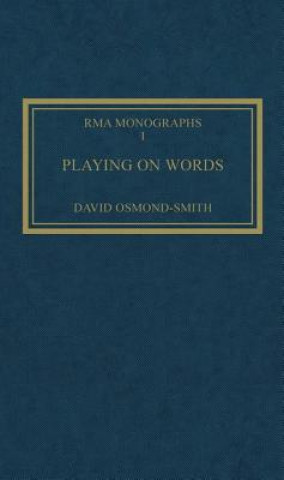 Knjiga Playing on Words David Osmond-Smith