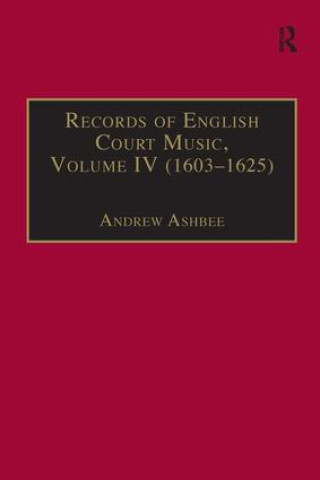 Kniha Records of English Court Music 