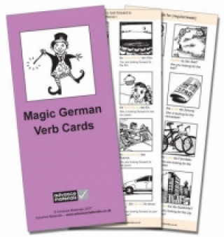 Materiale tipărite Magic German Verb Cards Flashcards (8) Jenny Ollerenshaw