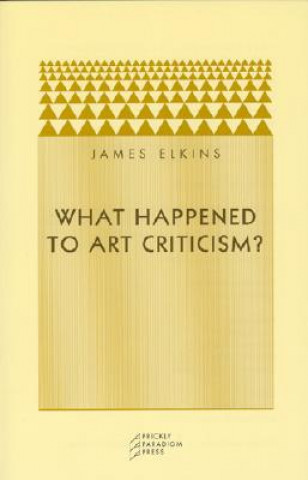Kniha What Happened to Art Criticism? James Elkins