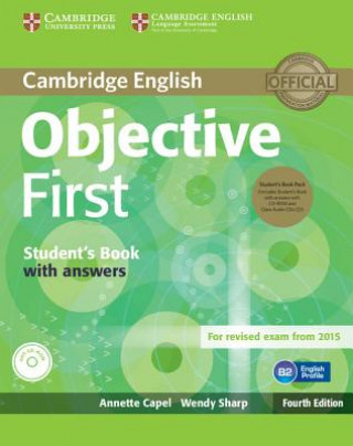 Book Objective First Student's Book Pack (Student's Book with Answers with CD-ROM and Class Audio CDs(2)) Annette Capel