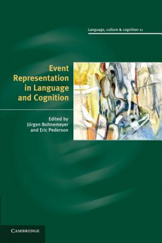 Kniha Event Representation in Language and Cognition Jurgen Bohnemeyer