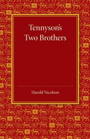 Livre Tennyson's Two Brothers Harold Nicolson