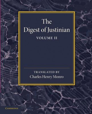 Kniha Digest of Justinian: Volume 2 