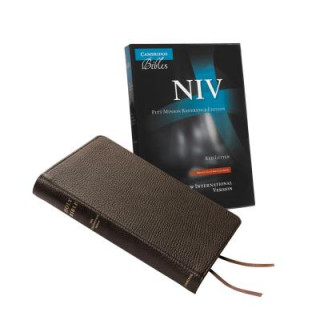 Carte NIV Pitt Minion Reference Bible, Brown Goatskin Leather, Red-letter Text, NI446:XR 