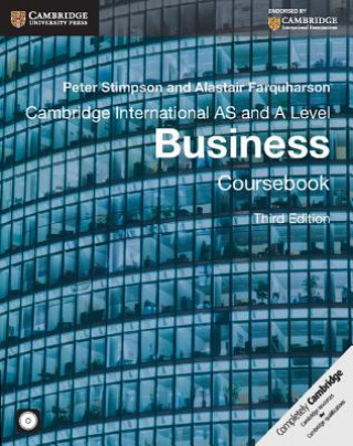 Book Cambridge International AS and A Level Business Coursebook with CD-ROM Peter Stimpson