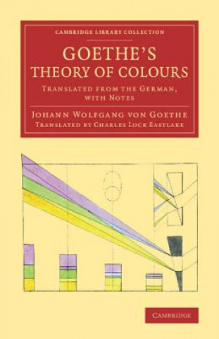 Book Goethe's Theory of Colours Johann Wolfgang von Goethe