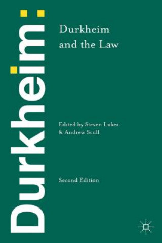 Kniha Durkheim and the Law Steven Lukes