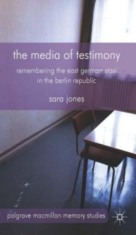 Kniha Media of Testimony Sara Jones